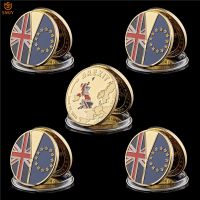 5Pcs/Lot June 23, 2016, The UK Withdraws From The EU Vote Independent Euro Silver Plated Challenge Coin