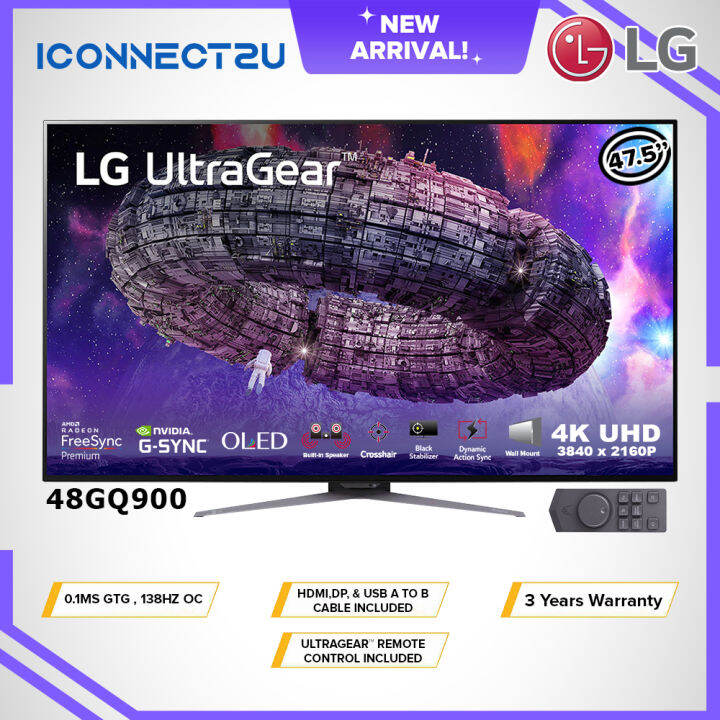 LG Ultragear 48" 48GQ900 OLED 4K UHD 138Hz 0.1ms HDR10 AMD Freesync ...