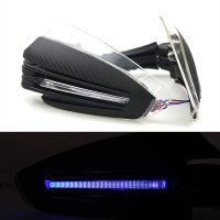 Motorcycle Modification Accessories With Turn Signal Front Windshield With LED Universal Fall And Wind Protection Hand Shield