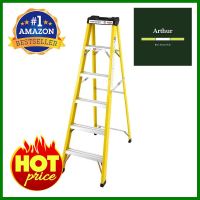 บันไดไฟเบอร์กลาส LITE FG305 6 ขั้น สีดำ-เหลืองFIBERGLASS LADDER LITE FG305 6-STEP BLACK-YELLOW **มีบริการชำระเงินปลายทาง**