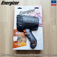 Energizer® Hard Case® Professional LED Spotlight, IPX4 Water Resistant, 600 lumens 425m ไฟฉาย สปอตไลท์ ความสว่างสูงถึง 600 ลูเมน ลำแสงระยะไกลสูงสุด 425 เมตร กันน้ำ IPX4