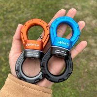 Lighten Up Outdoor Safety Rope Swivel Connector Universal Ring Gimbal Ring Rotary Connector Rotational Hammock for Aerial Yoga