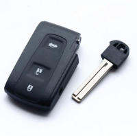 Keyless Entry 3ปุ่ม Smart Card Shell Case สำหรับ Toyota Crown 3.0พร้อม Smart Key Blade Fob Cover