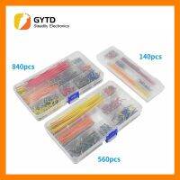 【YD】 140Pcs 560Pcs 840Pcs Preformed Breadboard Wire 14 Lengths Assorted for Prototyping Circuits