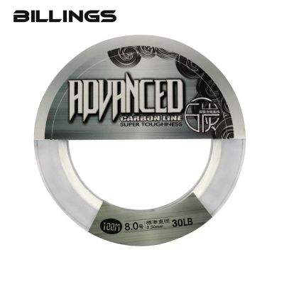 【CC】 BILLINGS 50M 100M Super Carbon Fishing Monofilament Fluorocarbon Fly