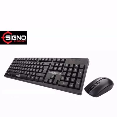 Signo Wireless Keyboard &amp; Optical Mouse รุ่น KW-710+WM-101