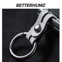 BETTERHUMZ พวงกุญแจพวงกุญแจสำหรับออดี้ A3 A6 BMW Benz Porsche Alcantara Keycase ปกป้องปกอุปกรณ์เสริมในรถยนต์