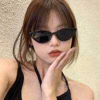 Women Retro Cat Eye Small Face Sunglasses Fashion Female Triangle Outdoor Shade Black Small Frame Summer Sun Glasses