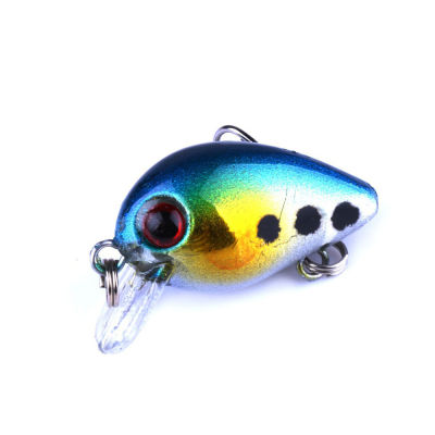 3cm Pesca Hard Bait Crankbait Fishing Lures Artificial Bass Wobbler Crazy 1.5g