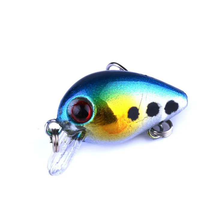 3เซนติเมตร Crankbait Topwater ฮาร์ดเหยื่อเทียมเบสลอย1.5กรัมบ้าโมโห Lazada.co.th