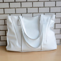 Women Shoulder Bag White Genuine Leather Tote Bag Designer Womens Leather Bag For Woman Shoulder Bags Korean Big Tote Bags