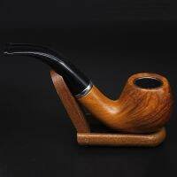 Smoking Accessories Dry Herb Smoking Pipe Wood Tobacco Pipes With Metal Filter Bowl Pipes