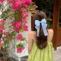 【cw】 Flower Lovers Bow Tie Top Clip Korean Hairpin Back Head Hair Accessories Female Top Clip jk Hairpin Clip Heaear for Women !