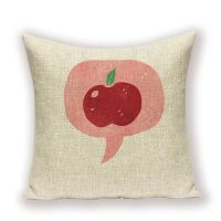 Pineapple Home Decor Home Pillow Case Interesting Fruit Cushion Cover Cartoon Linen Cushions Covers 45 X 45 Custom Pillows Cases