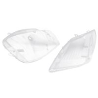 LH+RH Car Headlight Shell Lamp Shade Transparent Lens Cover Headlight Cover for Benz GL-Class X166 2006-2011