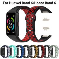 กีฬานาฬิกาวงสายรัดข้อมือปรับ Watch Bands สำหรับหัวเว่ยวง6เกียรติวง6นาฬิกาซิลิโคนอ่อนนุ่มสายนาฬิกา