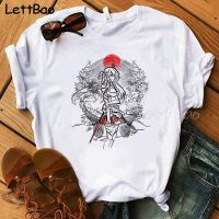 Swordswoman At Sunset T Shirt Sword Art Online Kirito Sao 90S Tshirt Aesthetic Anime 100% Cotton Gildan