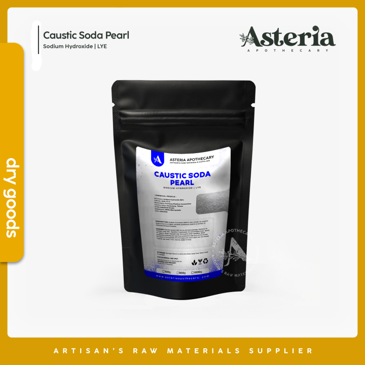 Caustic Soda Micropearls Sodium Hydroxide Lye Micropearls 100g / 500g / 1Kg Asteria