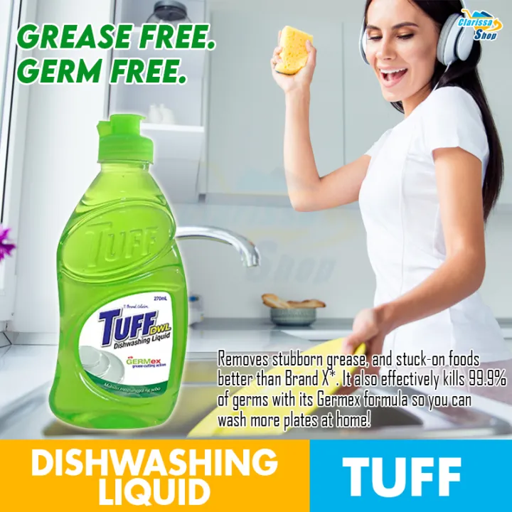 Personal Collections Tuff Dishwashing Liquid with Germex 250ml Kills 99