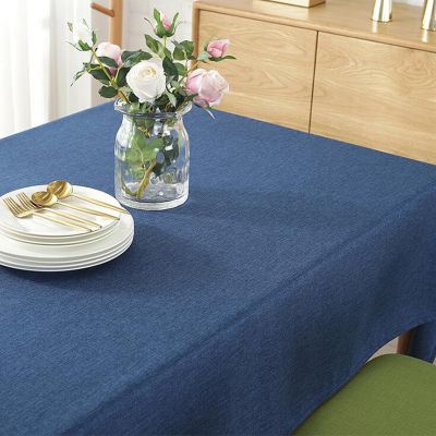 【CW】 Color Cotton And Tablecloth Antifouling Oilproof Fabric Table Anti-Scalding Disposable Rectangular YXD704