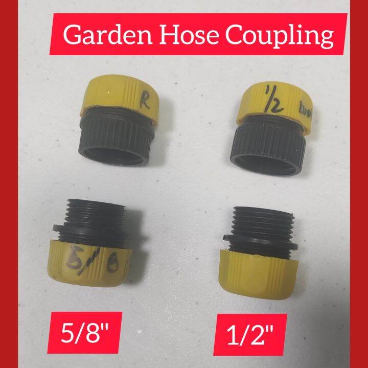 Hose Coupling Garden Hose Coupling 1/2" and 5/8" Lazada PH