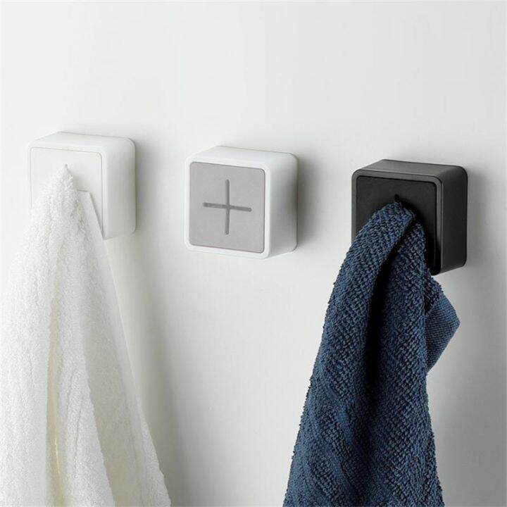 adhesive-plug-holder-wall-mounted-storage-rack-rag-dishcloth-clip-organizer