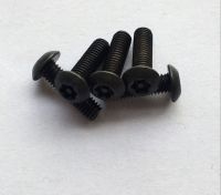 M5 Carbon steel black pan head bolts Torx TX Mushroom head Plum Socket with column Semi-round head screws Nails Screws  Fasteners