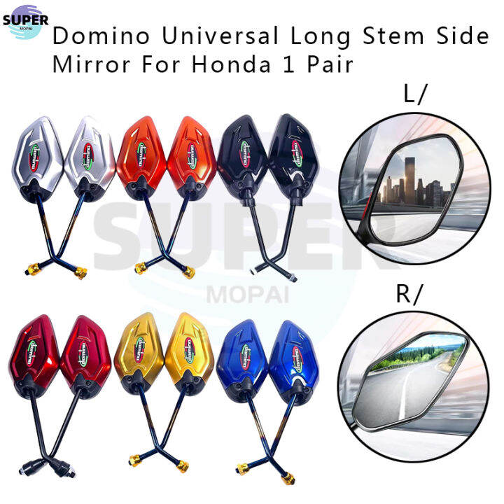 [Super Mopai] Domino Universal Long Stem Side Mirror For Honda