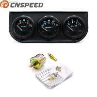 ✶❐ CNSPEED 52MM 3 In 1 Oil temp Water temp Oil Pressure Gauge Voltmeter Triple gauge kit Car Meter