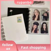 RUPANBO039392692 Kpop อัลบั้มรูปหลายกระเป๋าอินหลวม-ห่วงเข้าเล่มภาพกรณีไอดอลการ์ดสะสมหนังสือล่ามดาว