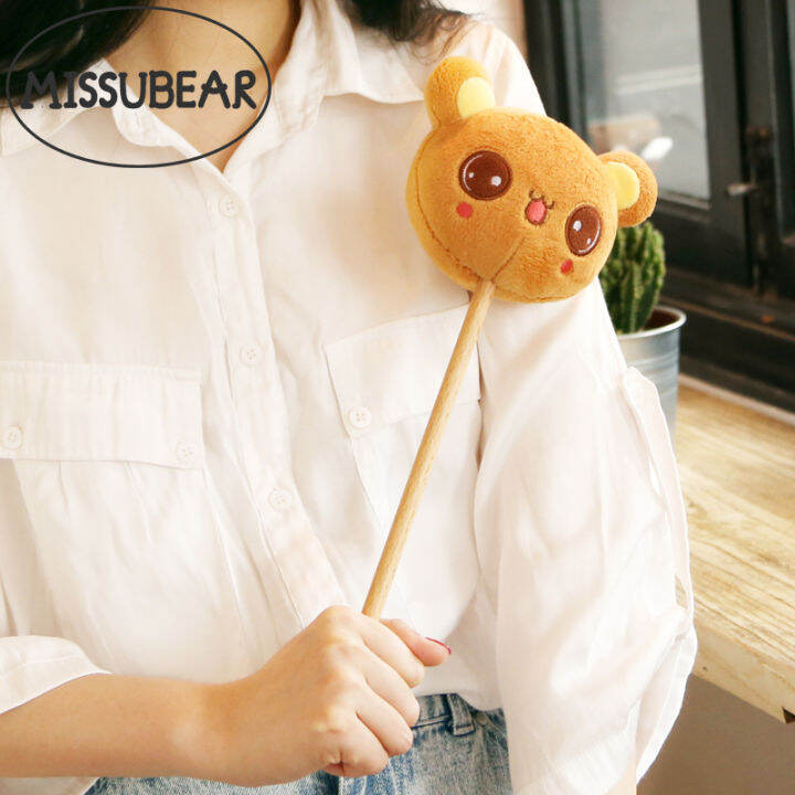 Miss Bear Back Pat Stick Plush Cute Cartoon Massager Hammer Neck and