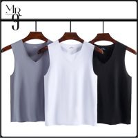 MR.9 Mens tank top 185 เสื้อกล้ามไร้ขอบ ไร้ตะเข็บ เสื้อกล้ามผู้ชาย เสื้อกล้ามออกกำลังกาย ผ้าสเปนเด็กซ์ ผ้ายืด สวมใส่สบาย ระบายอากาศ