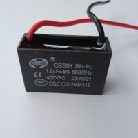 คาปาซิเตอร์ 1.8uF 450V. SENJU CAPACITOR เพื่อใช้กับมอเตอร์ขนาดเล็กหรือพัดลมต่างๆ