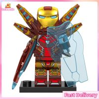 Lzclematis ไอรอนแมน MK50เลโก้มินิฟิกเกอร์อเวนเจอร์สบล็อกตัวต่อ Kids Toys V004