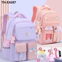 ▼❦▽ New schoolbag pupil tourism to grade six of the girls princess girl spinal waterproof children during backpack