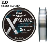 Dawa STEEZ FLUORO X LINK Natural Color High Sensitivity Road Subline Main Line 120m Fish Line Rocky Fishing Carbon Line