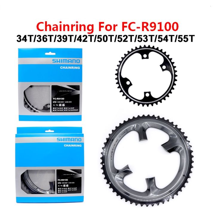 Shimano DURA ACE R9100 11Speed Black Chainring 110BCD 50-34T /52