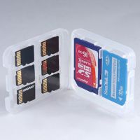 【CW】∏  1Pc Transparent Protector Holder SDHC Memory Card Storage Plastic Boxes