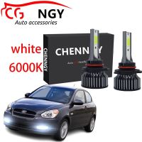 หลอดไฟตัดหมอก LED 12V 6000K สีขาว สําหรับ Hyundai accent 2006 2007 2008 2009 2010 2 ชิ้น รับประกัน 10 เดือน