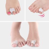 ●☁ 1 Pair Professional Orthopedic Toe Separators Finger Toe Separator Correction Pad Toe Silicone Bunion Guard Foot Care Wholesale