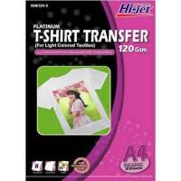 กระดาษทรานเฟอร์ รีดผ้าขาว Transfer paper HI-JET