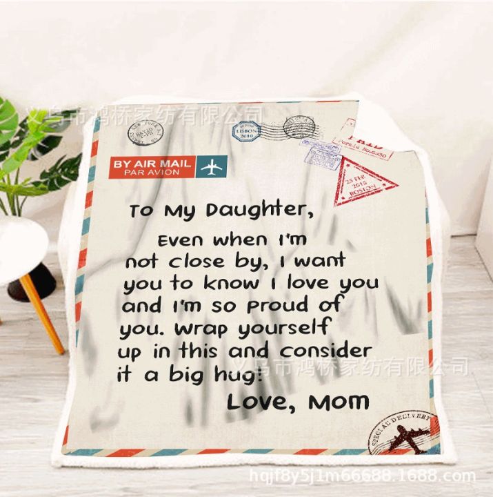 flannel-throw-blankets-to-my-daughter-son-wife-letter-3d-print-quilts-dad-mom-for-encourage-and-love-daughters-air-mail-blanket
