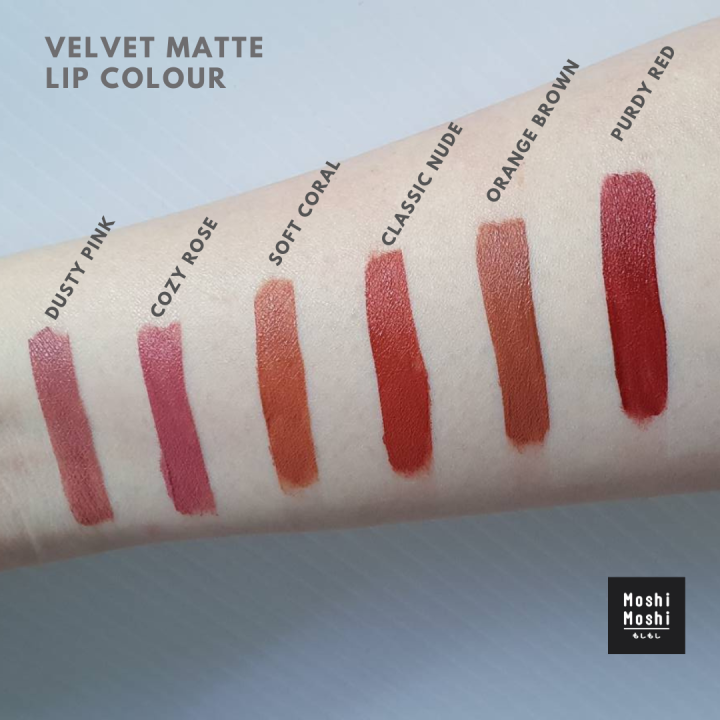 moshi-moshi-velvet-matte-lip-colour-เวลเวท-แมตต์-ลิป-คัลเลอร์-รุ่น-7100025801-25806