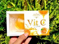 สบู่ Vit C สบู่เจลลี่ ใช้กับผิวหน้าบำรุงผิวหน้า