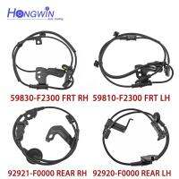 4ชิ้น4ชิ้น59830-F2300 59810-F2300 92921-F0000ด้านหน้าและ Rear RH LH ล้อ ABS เซ็นเซอร์ความเร็วสำหรับ Hyundai Elantra GT AD 1.4L 1.6L 2.0L 2017-2020