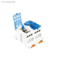 № 1 Piece UKK160A Din Rail Terminal Block One In Six Out Power Distribution Block Universal Electric Wire Connector Junction Box