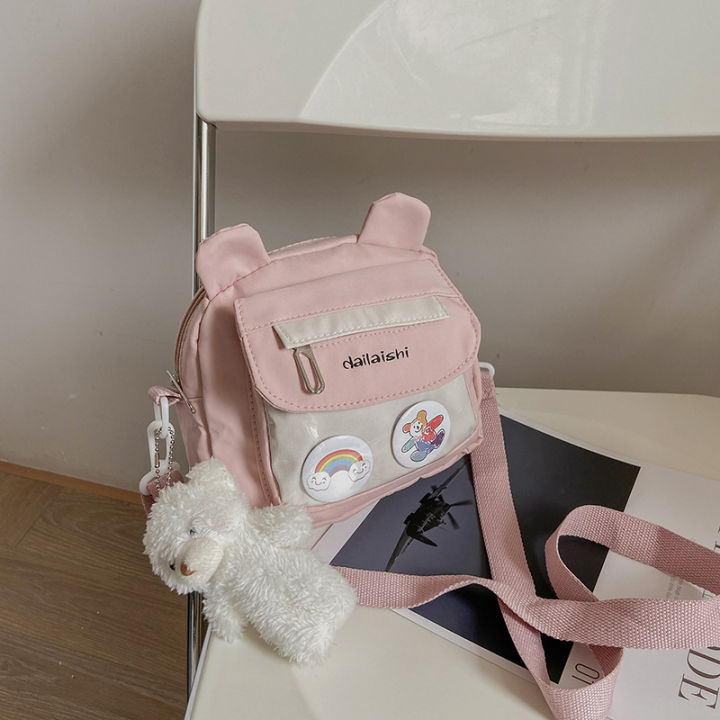 nylon-cloth-small-square-bag-2021-new-womens-bag-korean-fashion-cartoon-fashionable-shoulder-bag