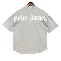 ❄✷ ✨พร้อมส่ง✨ ?เสื้อยืดลําลอง แขนสั้น คอกลม พิมพ์ลายตัวอักษร Palm Angels ทรงหลวม สไตล์สตรีท