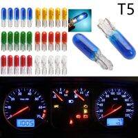 10Pcs W2W T5 12V 1.2W สีฟ้า/สีแดง /Amber/สีเหลืองรถฮาโลเจนโคมไฟเครื่องมือไฟ Dashboard หลอดไฟ Auto ภายในรถจัดแต่งทรงผม