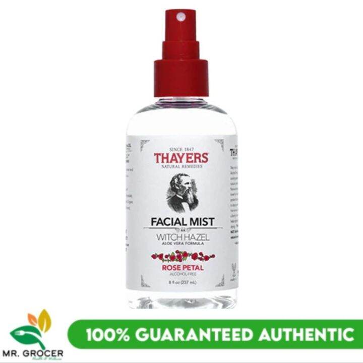 Thayers Rose Petal Witch Hazel Facial Mist 237ml Lazada PH